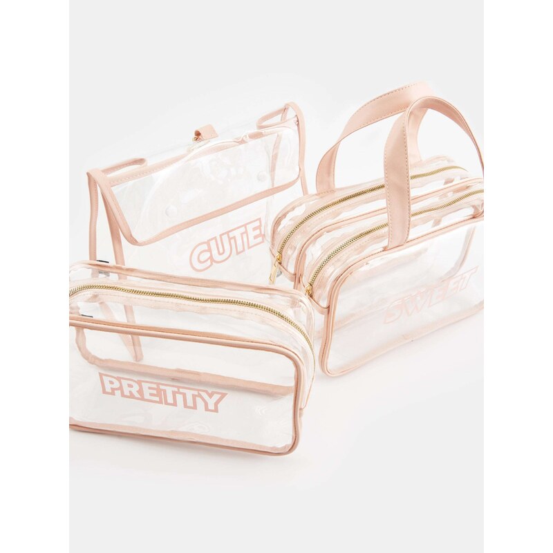 Sinsay - Kosmetická taška - clear