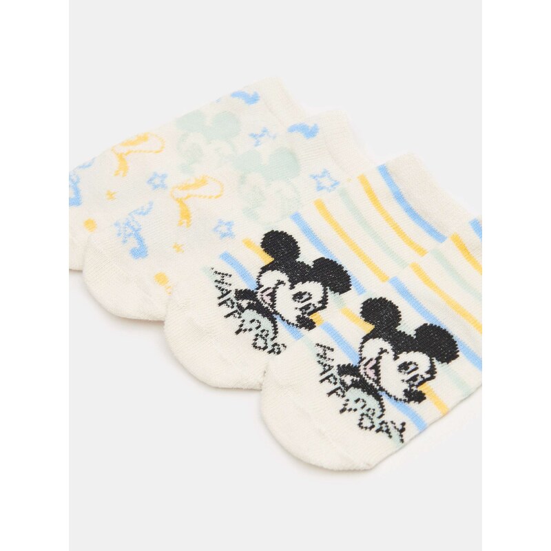 Sinsay - Sada 2 párů ponožek Mickey Mouse - vícebarevná