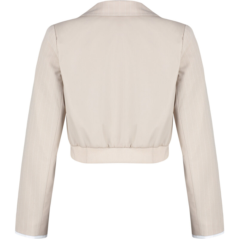 Trendyol Stone Premium Woven Blazer Jacket