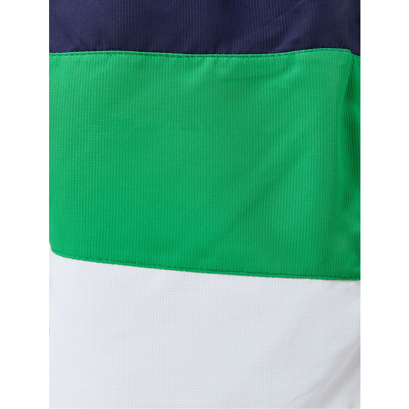 Koton Marine Shorts with Color Block with a drawstring waist and pocket.