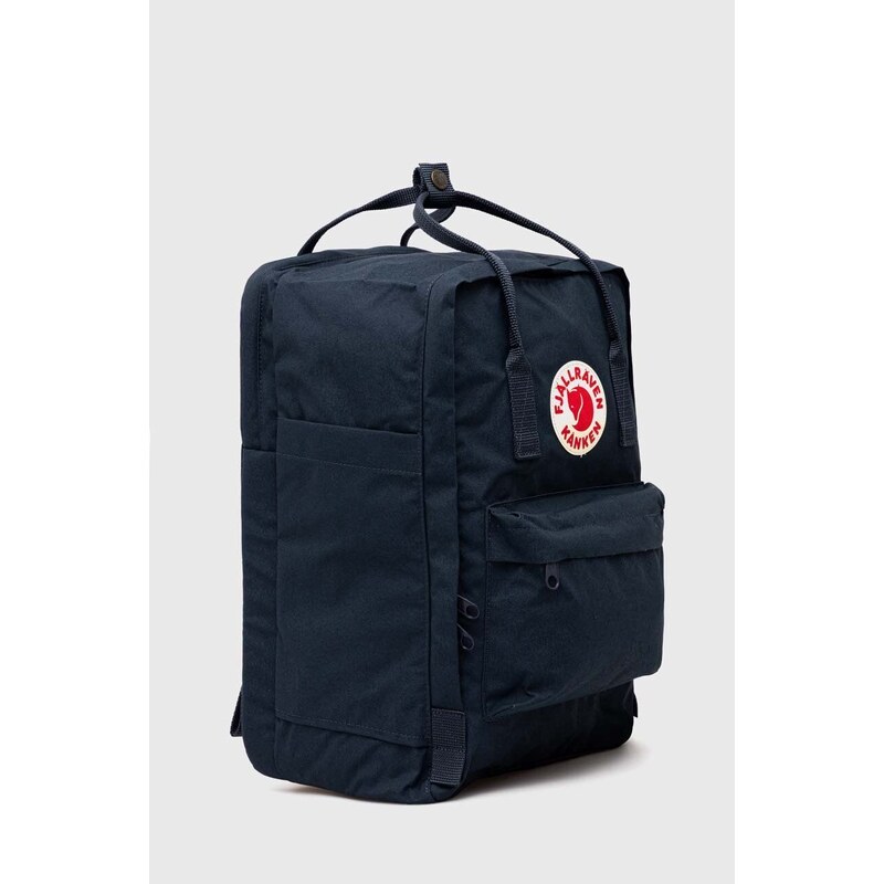 Batoh Fjallraven Kanken Laptop tmavomodrá barva, velký, hladký, F23524