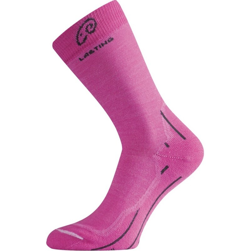 Ponožky Lasting merino WHI treking Velikost: S růžová 90777817