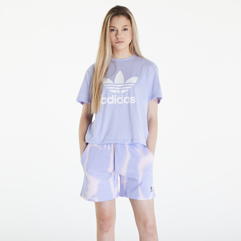 adidas Originals Dámské tričko adidas Trefoil Tee Boxy Violet Tone