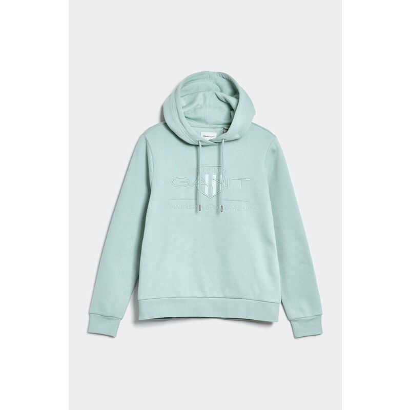 MIKINA GANT REG TONAL SHIELD HOODIE modrá XS