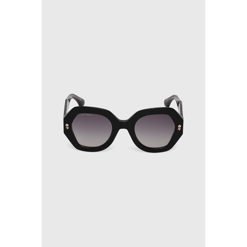 Sluneční brýle Etro dámské, černá barva, ETRO 0009/S