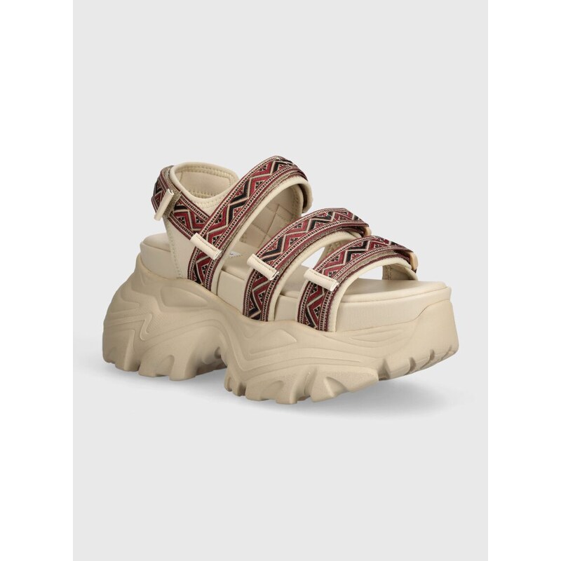Sandály Steve Madden Voltzer dámské, béžová barva, na platformě, SM11003056