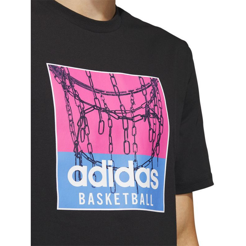 Adidas Chain Net Basketball Graphic Tee M IC1862 Tričko