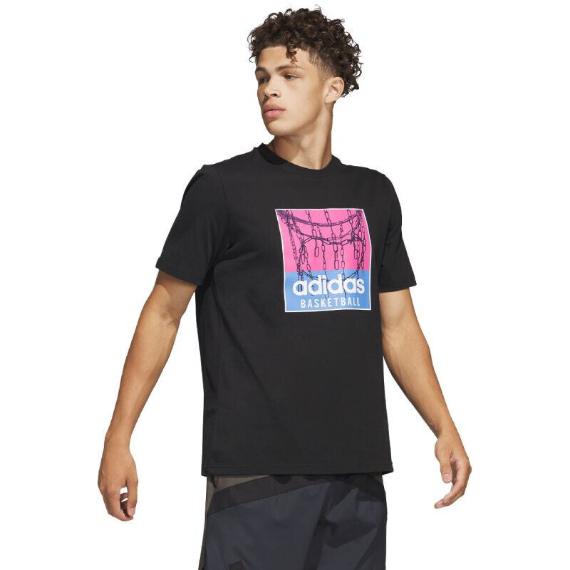 Adidas Chain Net Basketball Graphic Tee M IC1862 Tričko