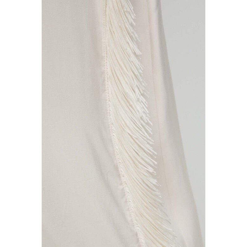 Šaty Pinko béžová barva, maxi, 103561.A1WV