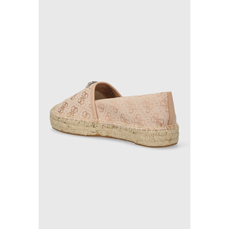 Espadrilky Guess JOLANDE béžová barva, FLGJDE FAL14