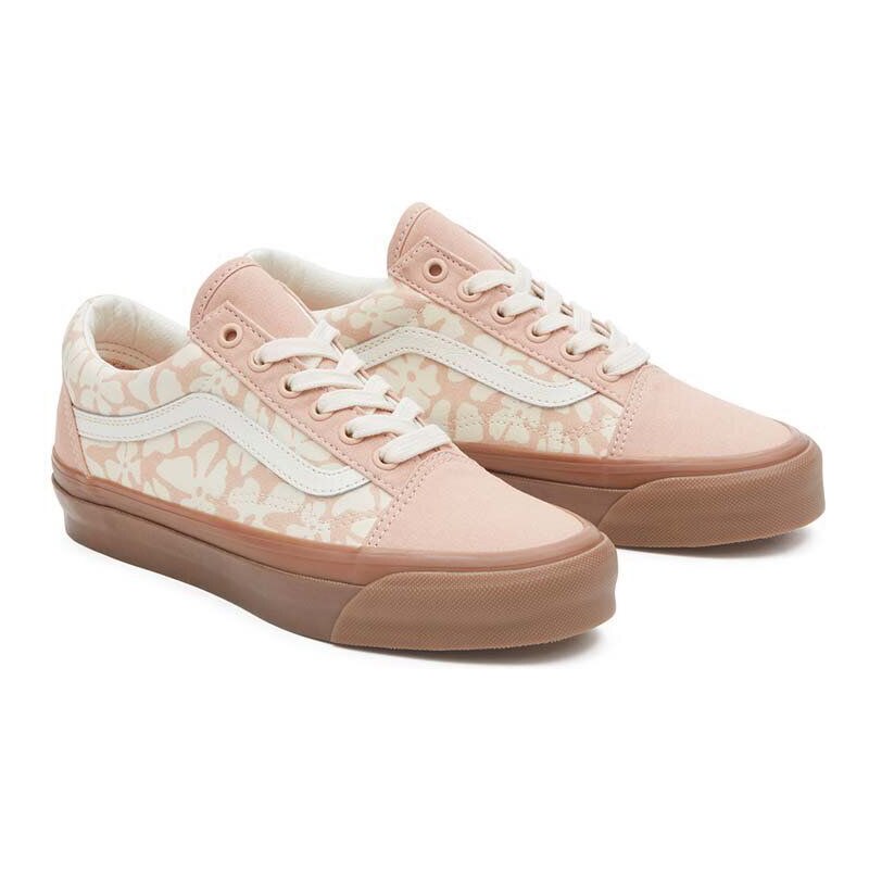 Tenisky Vans Old Skool 36 dámské, oranžová barva, VN000CT9BOD1