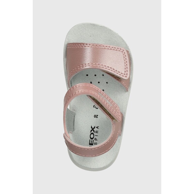 Dětské sandály Geox SANDAL LIGHTFLOPPY růžová barva