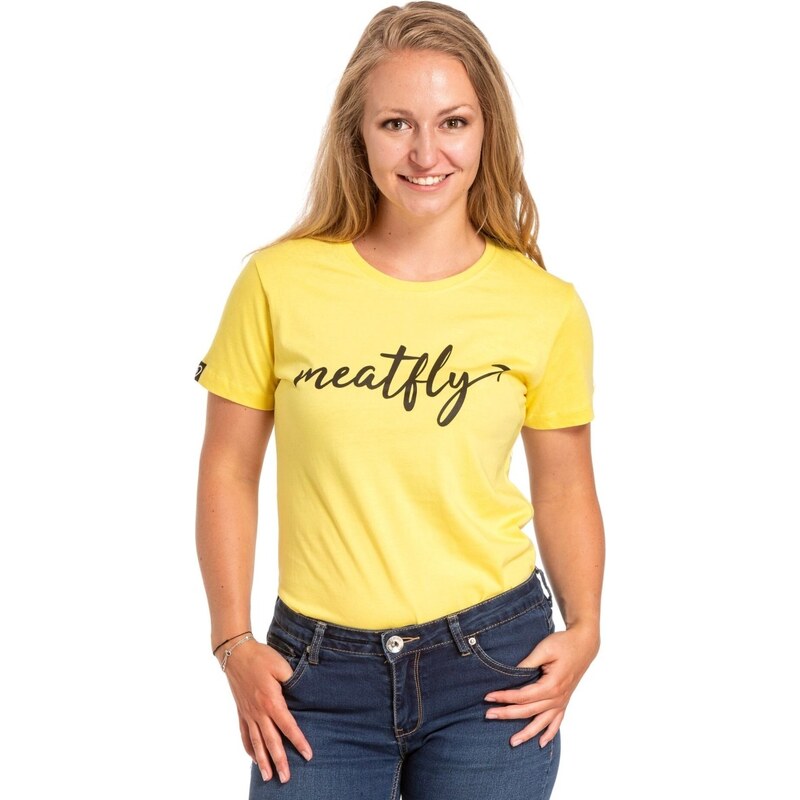 Dámské tričko Meatfly Luna žlutá
