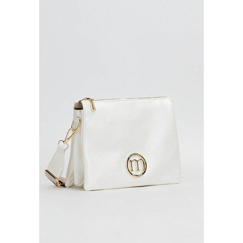 Monnari Bags Dámská kabelka s logem značky Monnari White