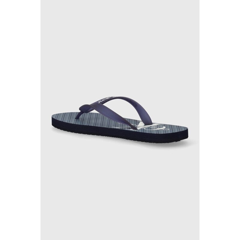 Žabky Calvin Klein Jeans BEACH SANDAL GLOSSY pánské, tmavomodrá barva, YM0YM00952