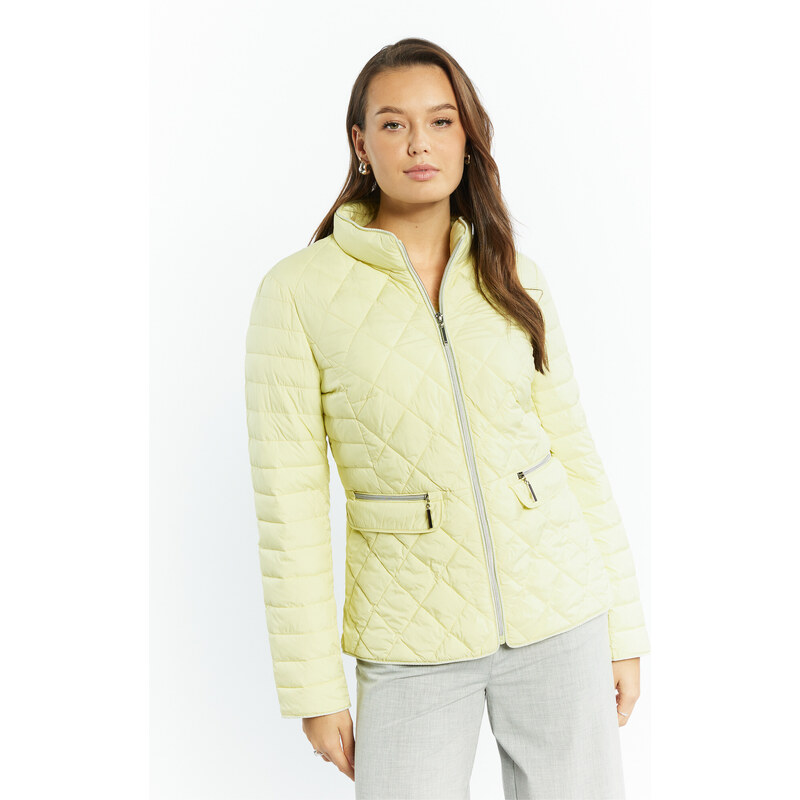 Monnari Jackets Dámská prošívaná bunda Yellow