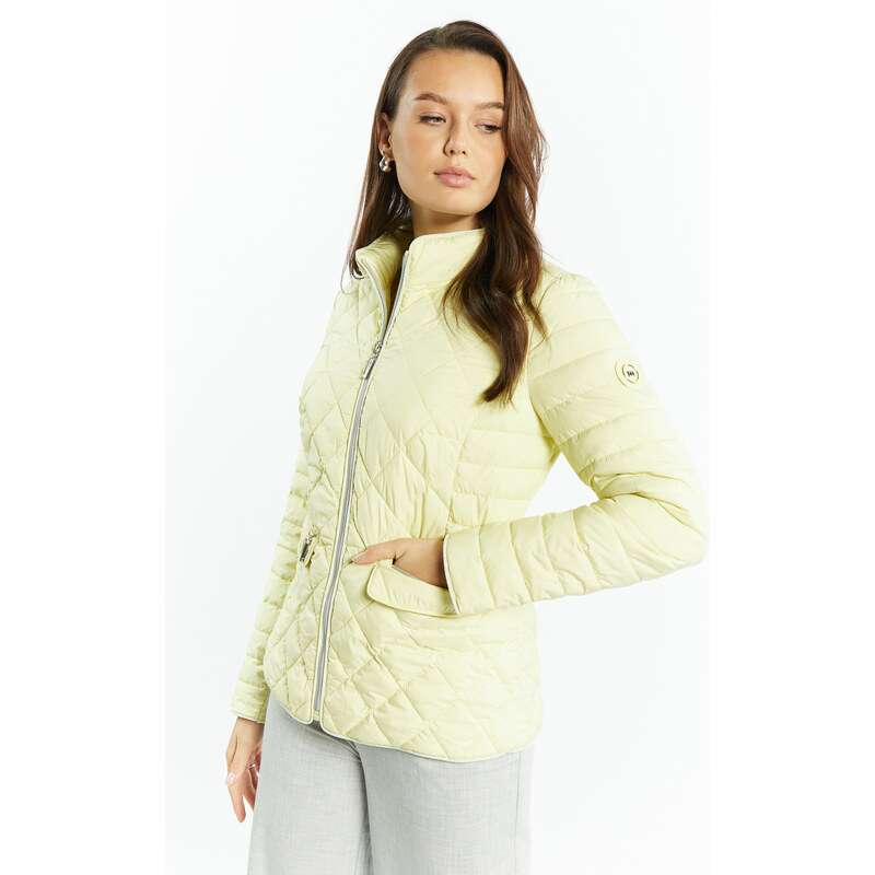 Monnari Jackets Dámská prošívaná bunda Yellow