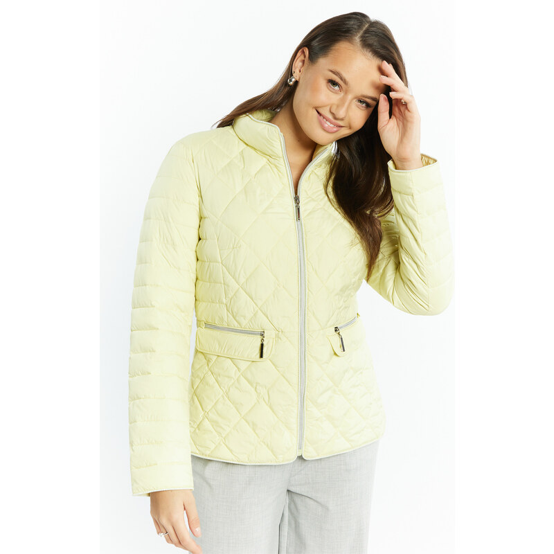 Monnari Jackets Dámská prošívaná bunda Yellow