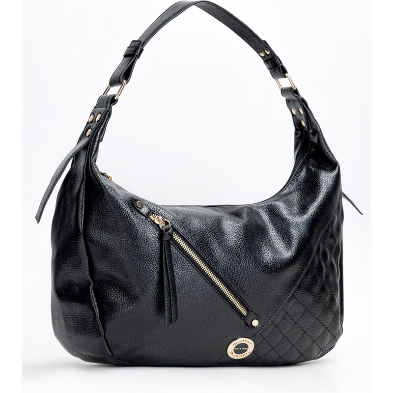 Monnari Tašky Dámská nákupní taška s přední kapsou Multi Black