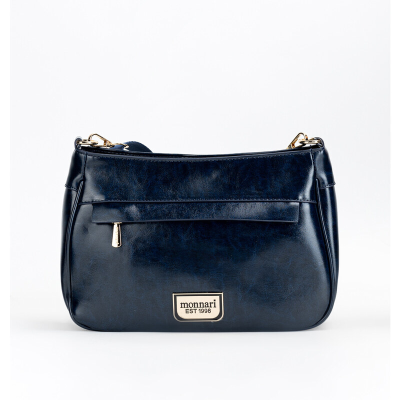 Monnari Bags Dámský kufr s popruhem Navy Blue