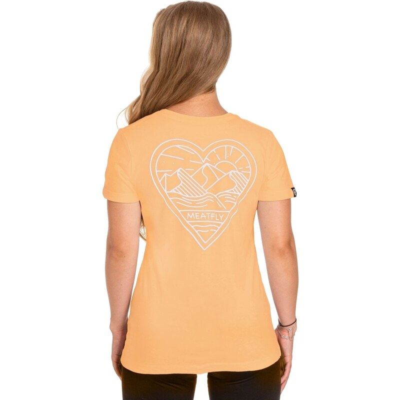 Dámské tričko Meatfly Lynn světle oranžová