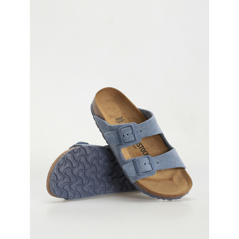 Birkenstock Arizona Suede Leather Narrow (elemental blue)modrá