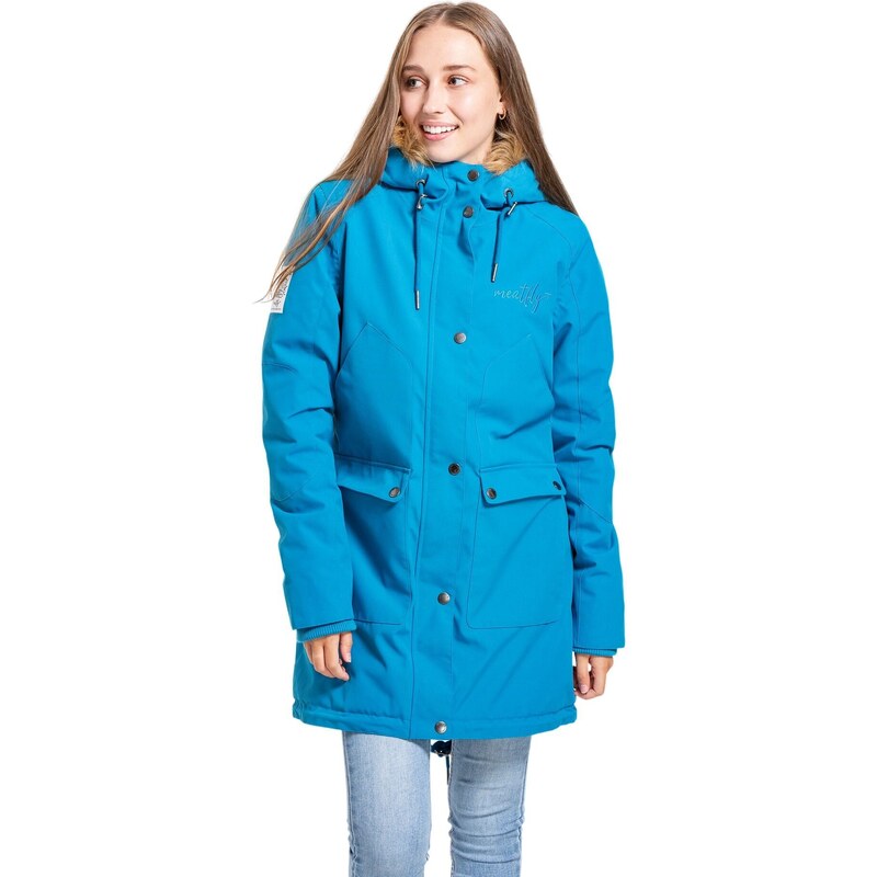 Meatfly dámská parka Amber Teal Blue | Modrá