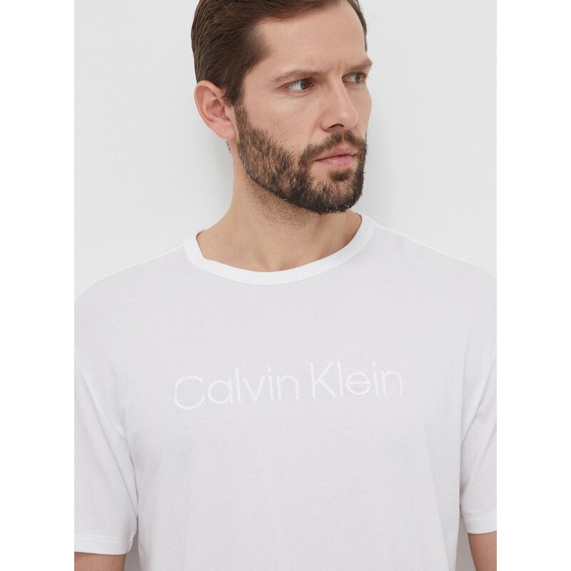 Tričko Calvin Klein Underwear bílá barva, s aplikací