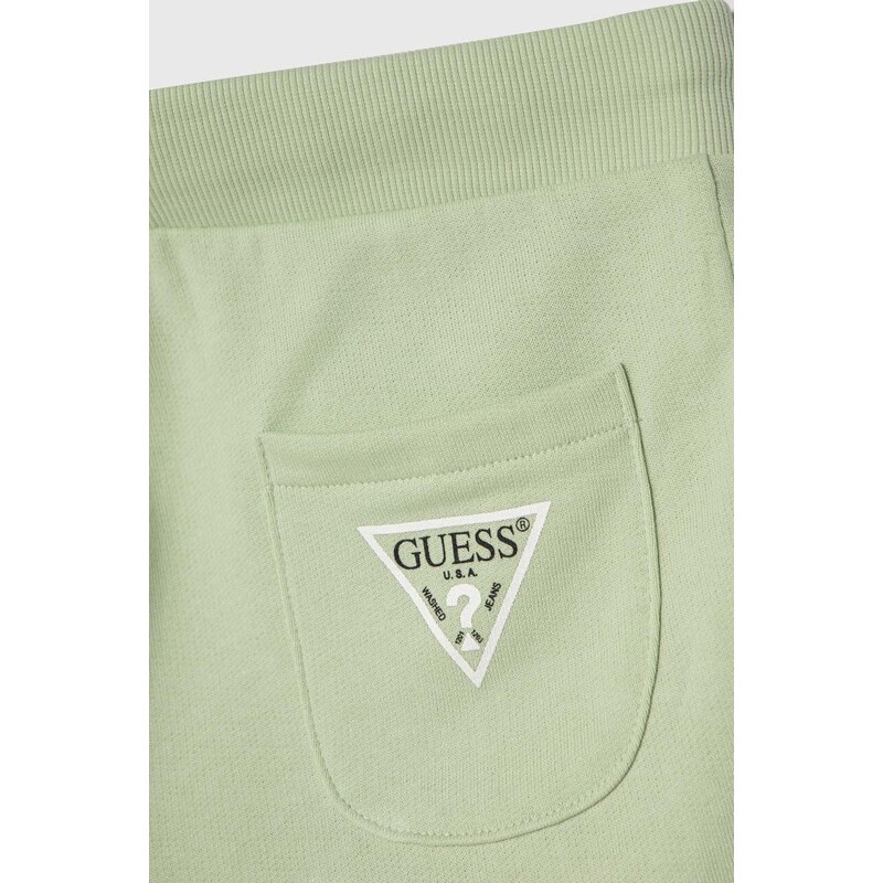 Dětské bavlněné šortky Guess nastavitelný pas