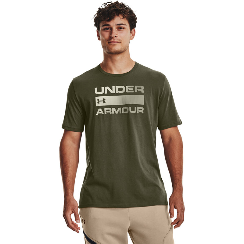 Pánské tričko Under Armour Team Issue Wordmark Ss Marine Od Green