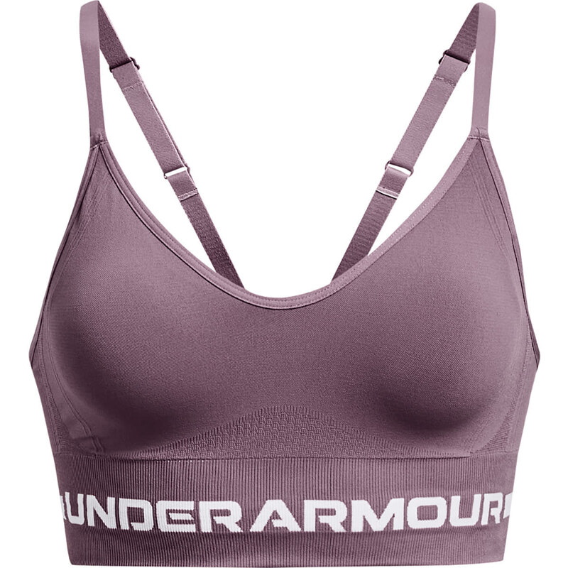 Podprsenka Under Armour Seamless Low Long Bra Misty Purple