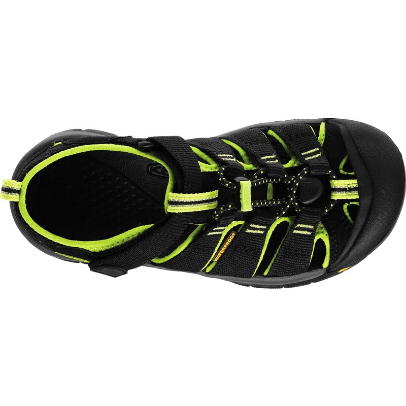 Dětské sandály Keen Newport H2 K Black/Lime Green