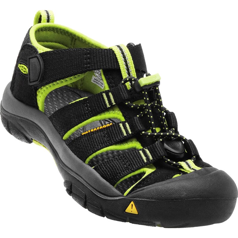 Dětské sandály Keen Newport H2 K Black/Lime Green