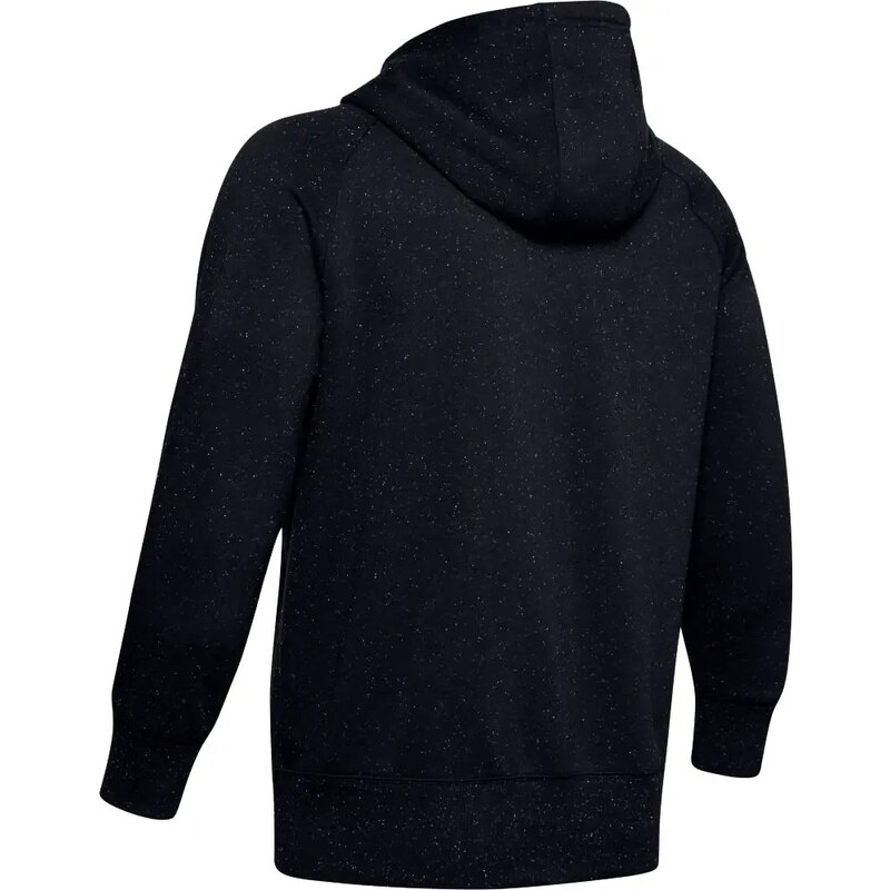 Pánská mikina Under Armour SPECKLED FLEECE FZ HOODIE-BLK S