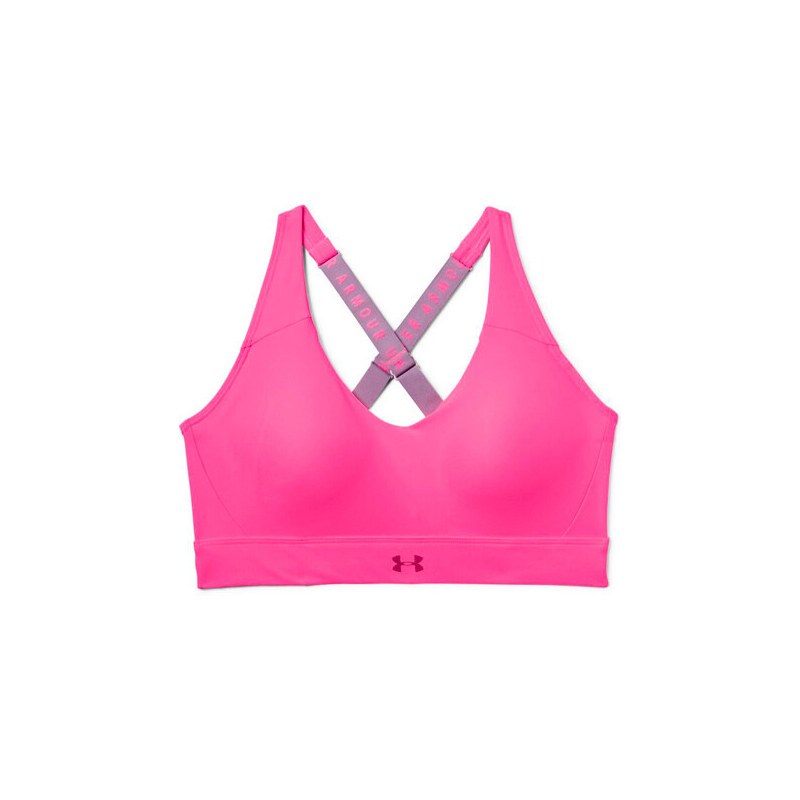 Sportovní podprsenka Under Armour VANISH Mid Bra -PNK