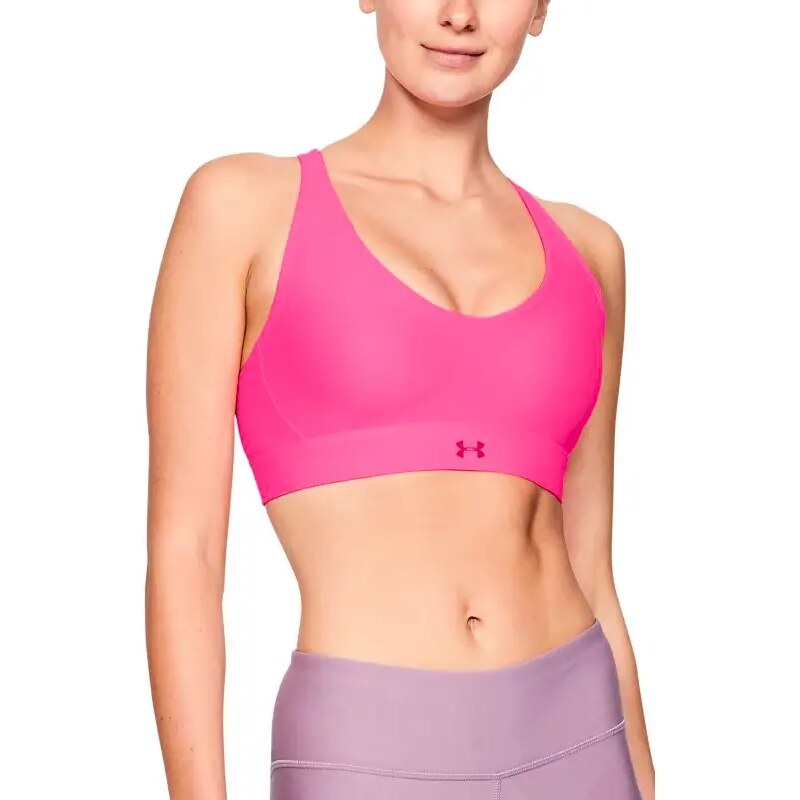 Sportovní podprsenka Under Armour VANISH Mid Bra -PNK