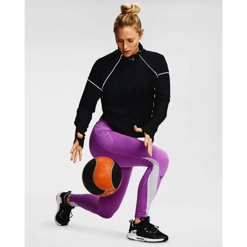 Dámské Legíny Under Armour CG Rush Legging fialové, XS