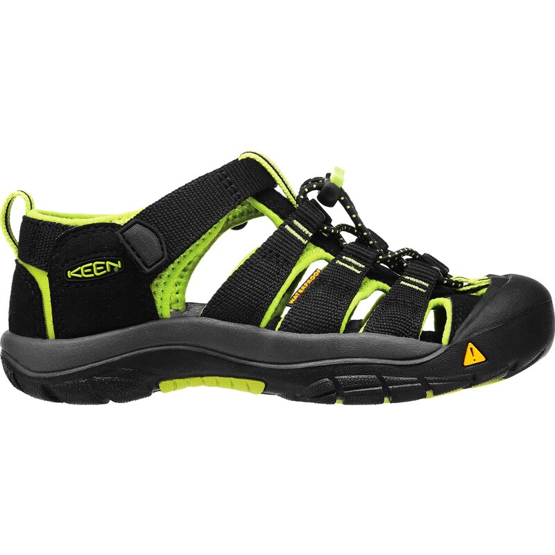 Dětské sandály Keen Newport H2 JR Black/Lime Green