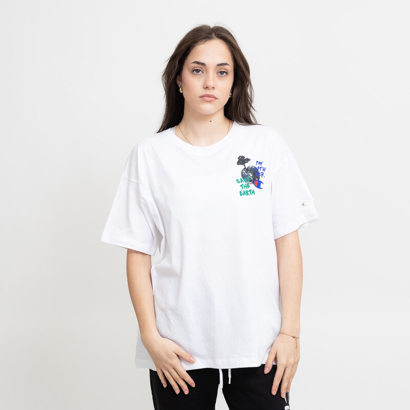 Champion Crewneck T-Shirt WHT 90803658