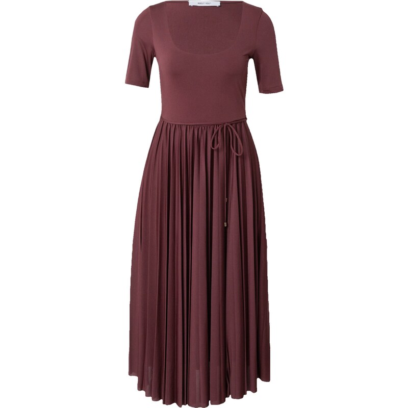 ABOUT YOU Šaty Meret Dress tmavě hnědá 92912146