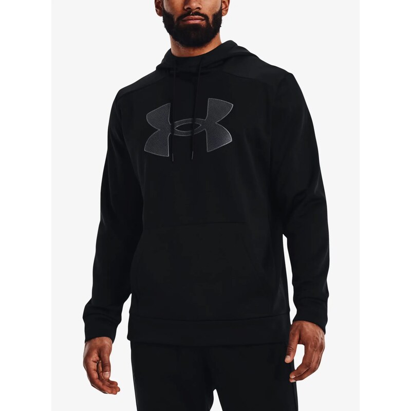 Under Armour MMikina UA Armour Fleece Big Logo HD-BLK - Pánské