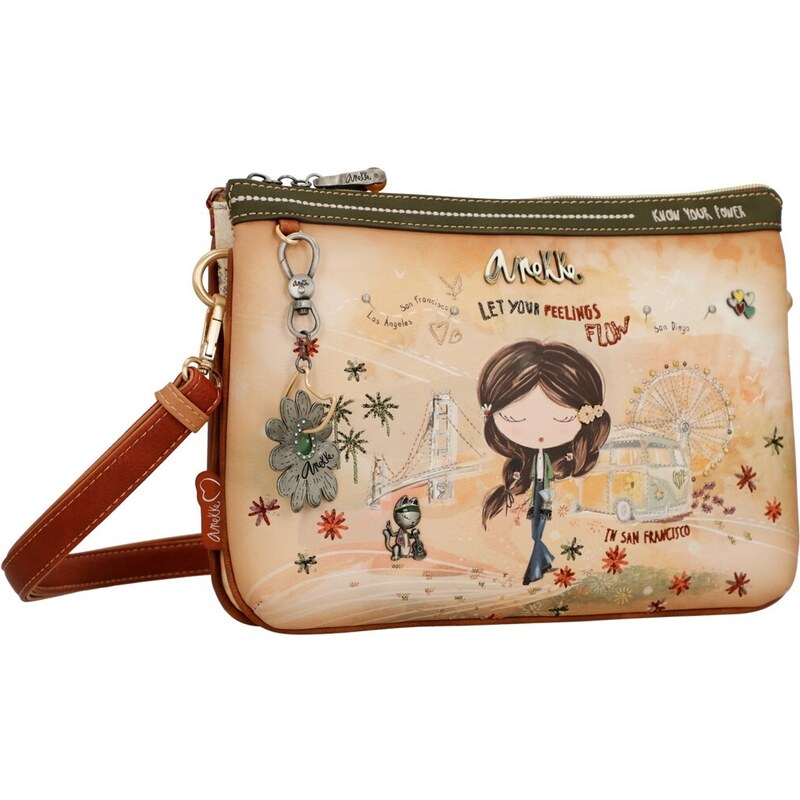 Dámská kabelka crossbody 38803-174 Anekke béžová