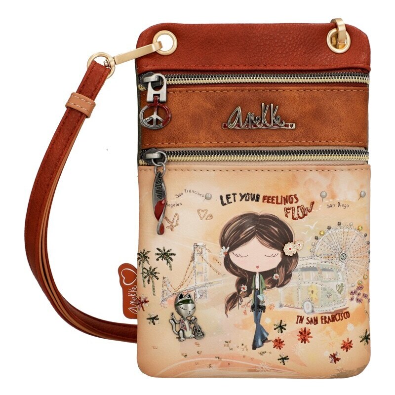 Dámská taška crossbody 38803-905 Anekke hnědá