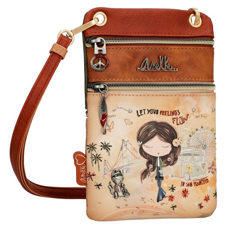 Dámská taška crossbody 38803-905 Anekke hnědá