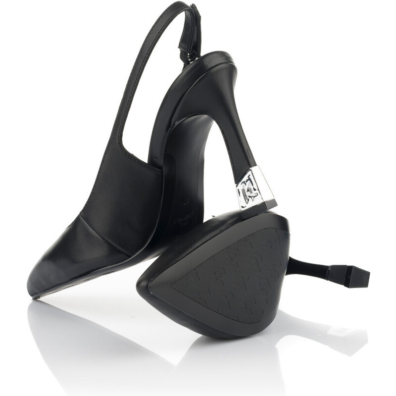 LODIČKY KARL LAGERFELD PREMIERE 90 SLING BACK PUMP