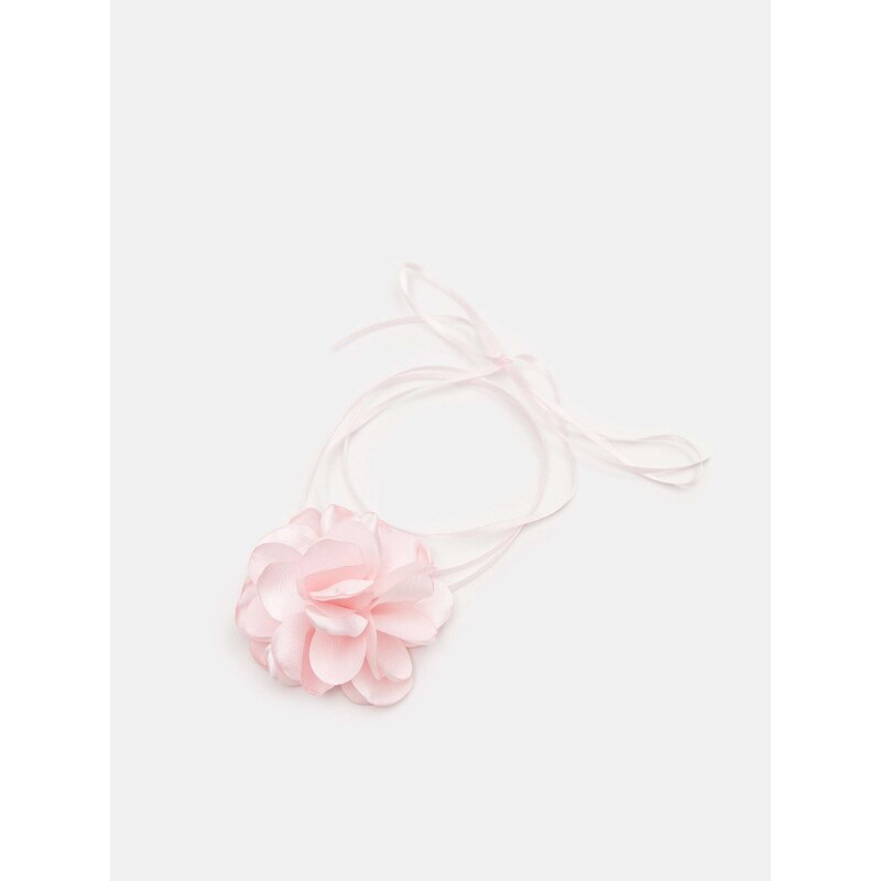 Sinsay - Náhrdelník - pastelová růžová