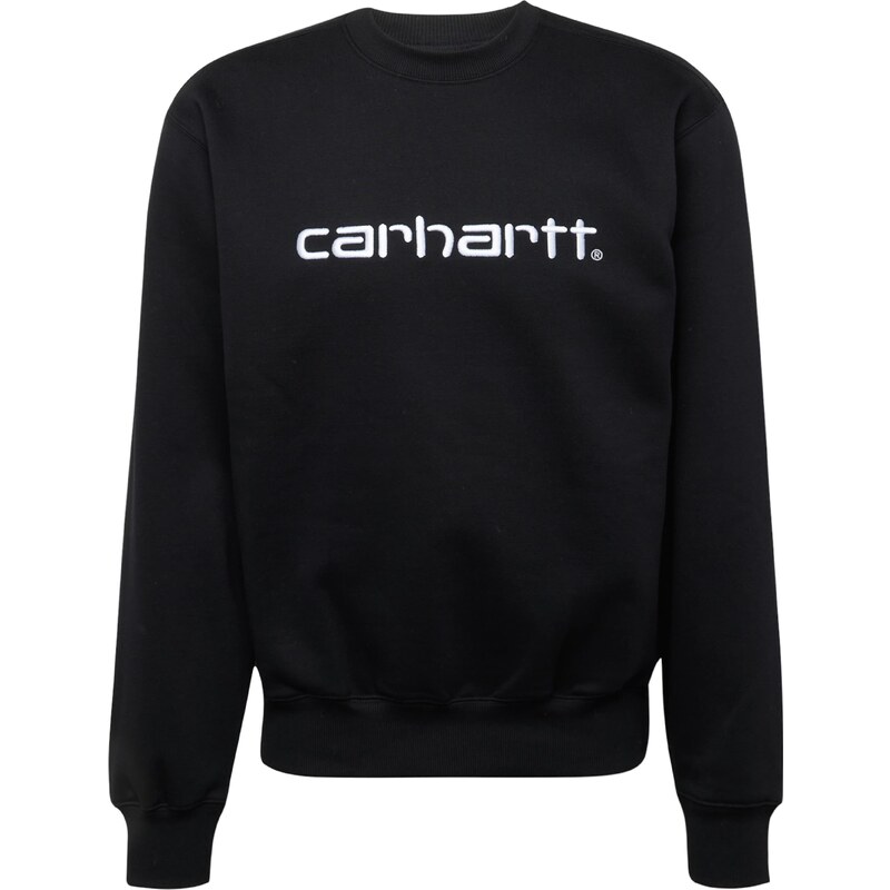 Carhartt WIP Mikina černá / bílá