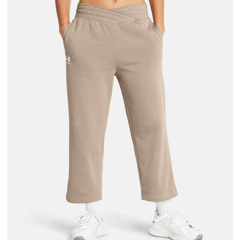 Dámské tepláky Under Armour Rival Terry Crop Wide Leg 90813712
