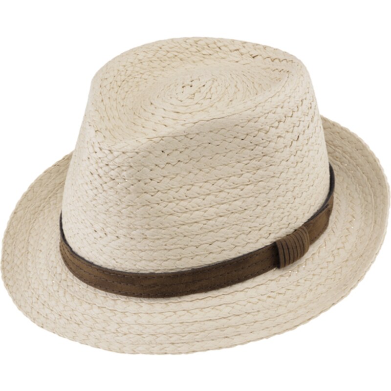 Unisex letní klobouk Trilby od Fiebig - Natur
