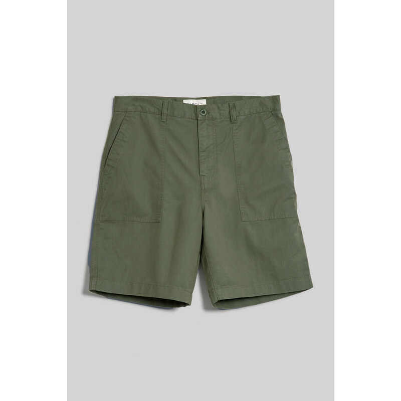 ŠORTKY GANT REG COT/LINEN SURPLUS SHORT zelená 32